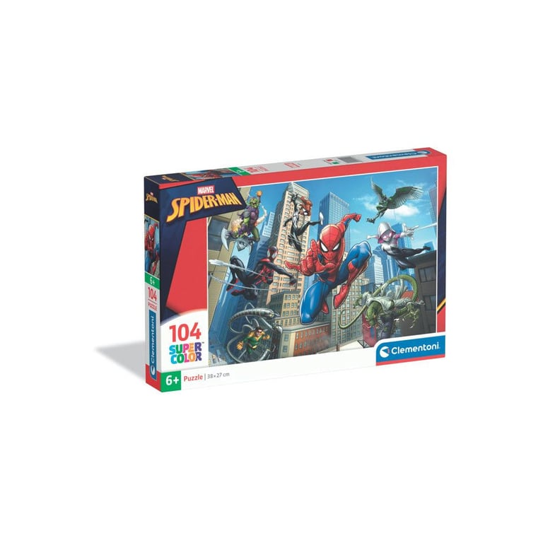 CLEMENTONI 104 pièces Spider Man - vue 1