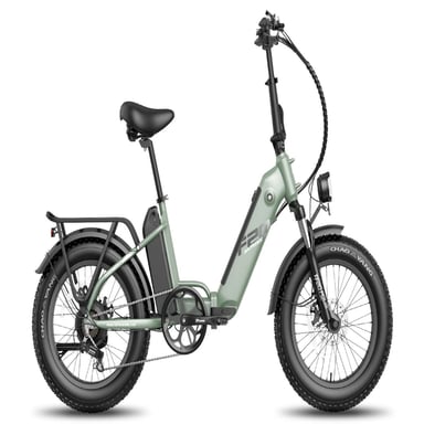 FAFREES FF20 Bicicleta Eléctrica Polar - 500W Autonomía 110KM Frenos de Disco - Verde