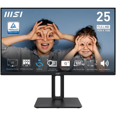 MSI PRO MP251P 62,2 cm (24,5'') 1920 x 1080 pixel Full HD LED Flat Panel PC Monitor Nero