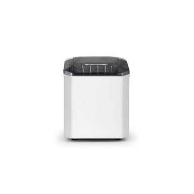 Macchina per ghiaccio da banco KITCHENCHEF KSICE9IW Bianco ultracompatto 10-12 kg/24h 0,6 kg vaschetta 2 dimensioni