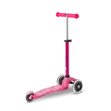 Mini Deluxe Scooter LED Rosa - Ideal para niños de 2 a 5 años