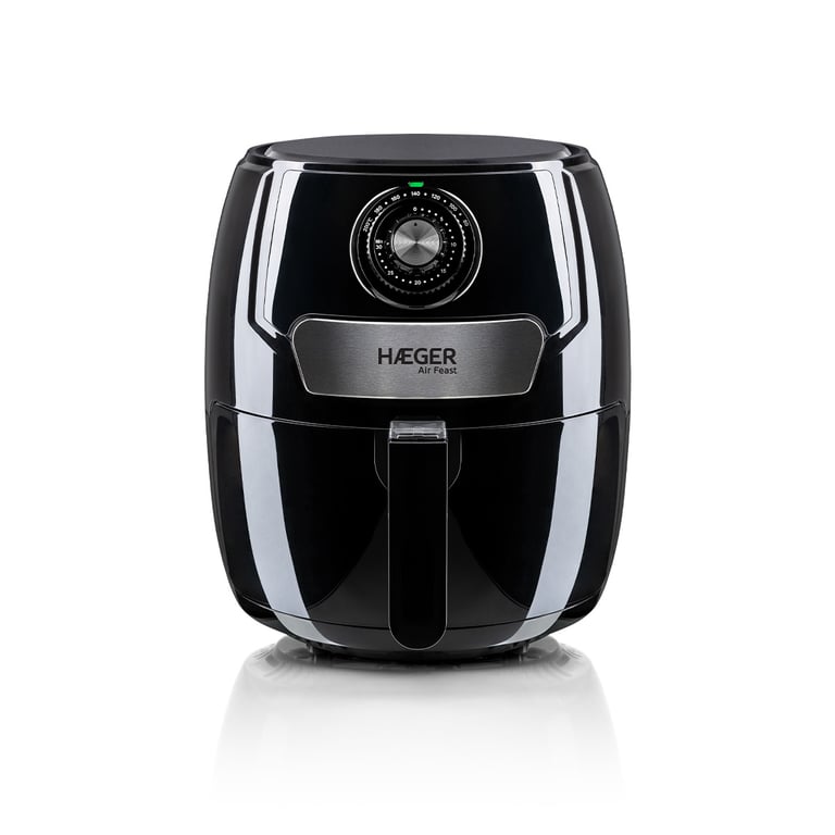 Friteuse D'Air Chaud Haeger AF-M37.002A – Capacité 4,2 L, 1500 W, Rotatif