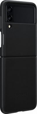 Coque Samsung G Z Flip 3 en Cuir Noire Samsung