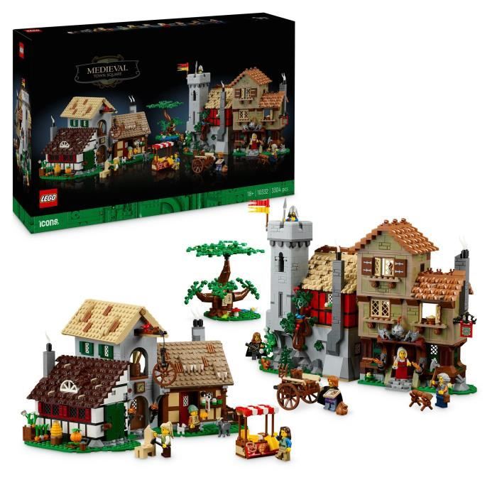 LEGO Icons 10332 Medieval Town Square - vue 2