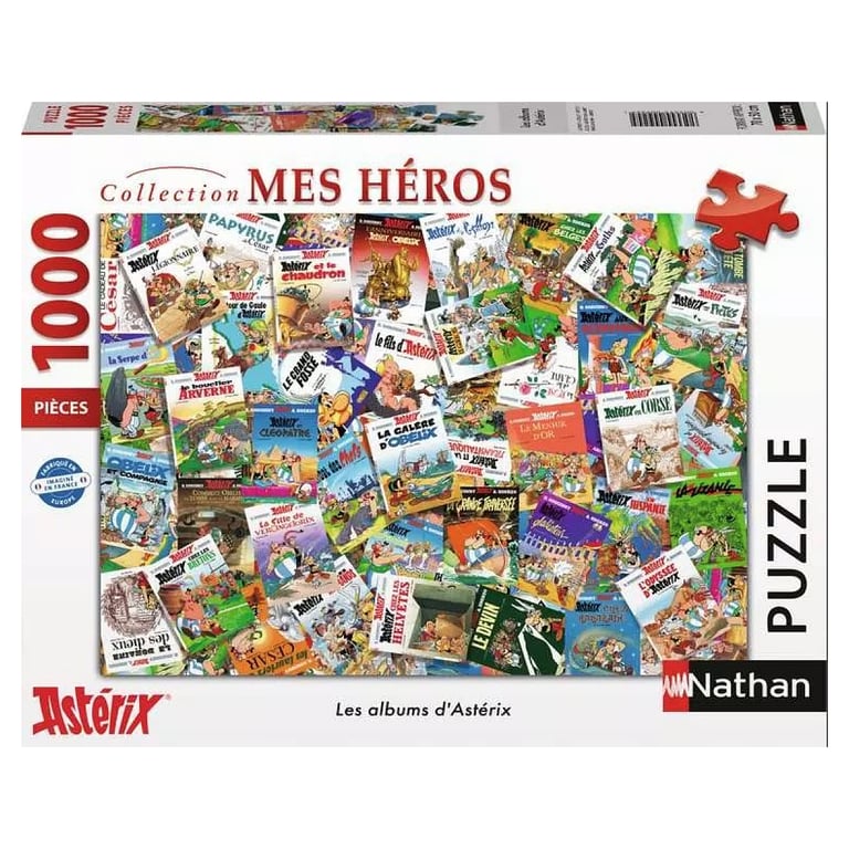 Puzzle 1000 Pièces Asterix : Collection Évasion et Nostalgie - Neuf
