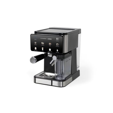 Máquina de espresso LIVOO DOD222CO 20 bares Thermoblock pantalla táctil 8 programas Negro
