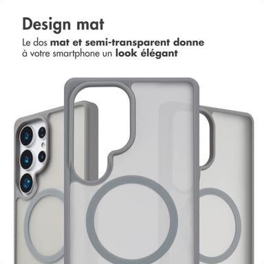 imoshion Coque Color Guard avec MagSafe pour Samsung Galaxy S25 Ultra - Gris