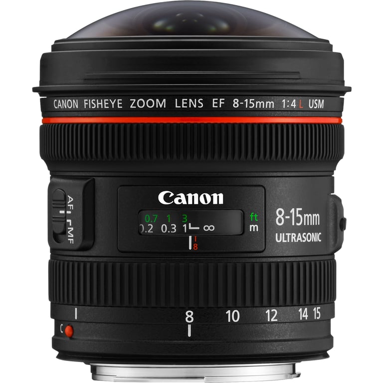 Canon EF 8 15mm f/ Fisheye USM - vue 2