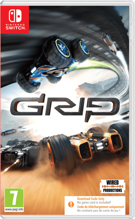 GRIP Combat Racing Nintendo SWITCH Code de téléchargement Neuf