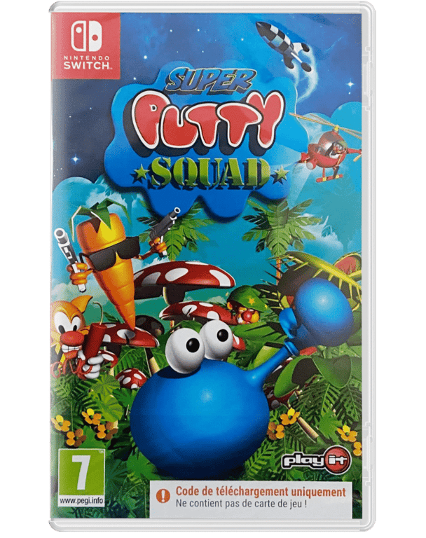 Super Putty Squad Nintendo SWITCH Code de téléchargement Neuf
