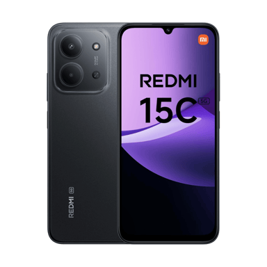 Redmi 15C (5G) 256 Go, Noir