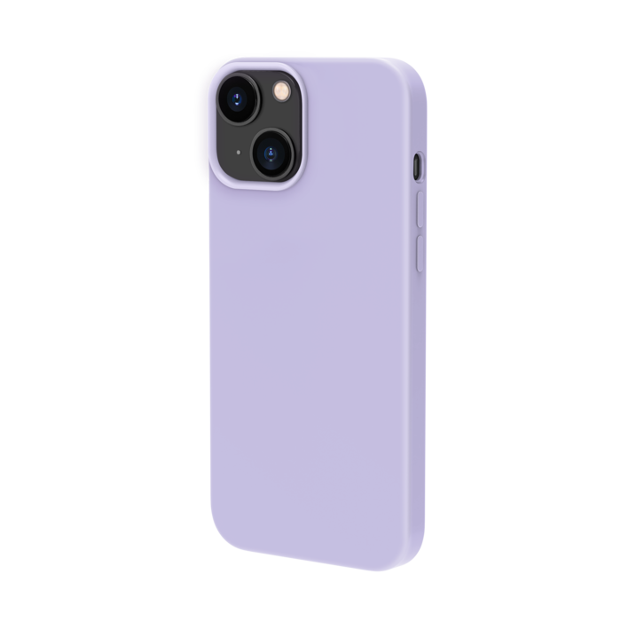Coque antichoc en gel de silicone doux pour Apple iPhone 13, Violet Lilas
