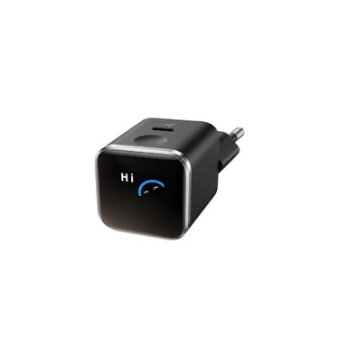 Chargeur mural USB-C ANKER Nano 45 W avec écran interactif Noir