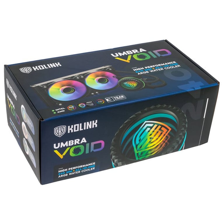 Kolink Umbra Void AIO Processeur Kit de refroidissement du liquide 12 cm 1 pièce Neuf - vue 3