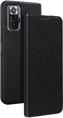 Folio Xiaomi Redmi Note 10 Pro Stand Fonction Stand Noir - Circuit court européen Bigben