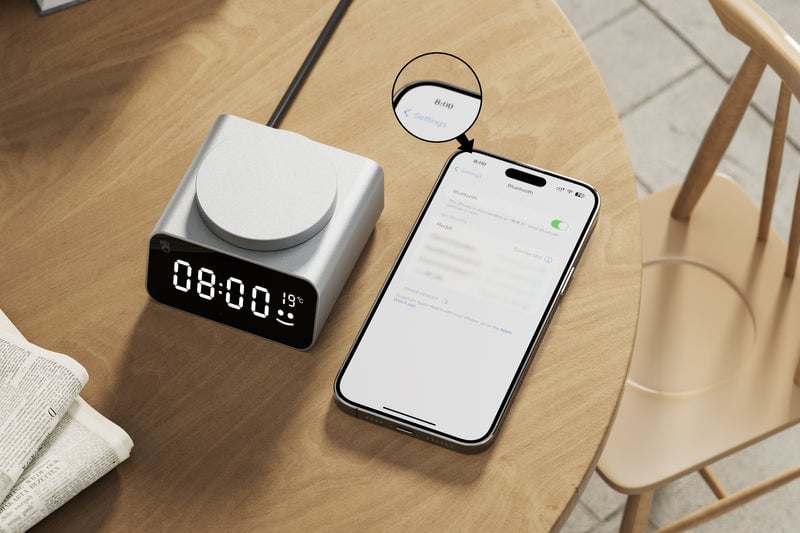 XOOPAR Réveil Bluetooth REDDI Aluminium Neuf - vue 5