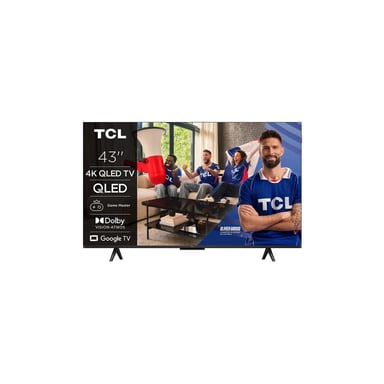 TCL 43P79L TV QLED 4K 43'' Smart Google TV HDR10+ Dolby Vision 2.0ch 20W Noir