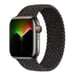 Bracelet Boucle unique tressée pour l'Apple Watch | 38/40/41/42 mm - Taille 9 - Black Unity
