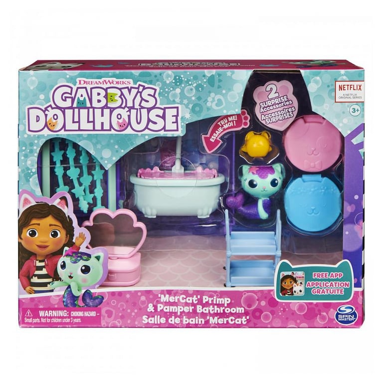 Playset Deluxe Salle de Bain de Gabby et ses Amis Chats - Neuf