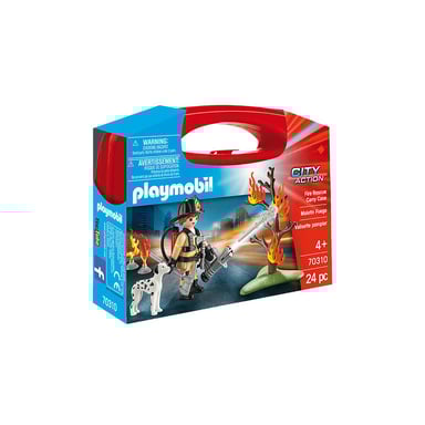 Playmobil City Action Fire Rescue Maletín de transporte