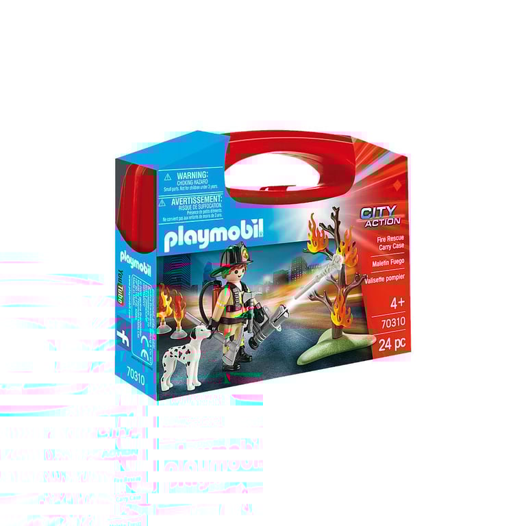 Jeux D'imitation Valisette Pompier Playmobil La Boite - vue 2