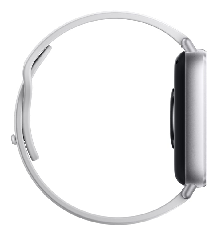 Xiaomi Redmi Watch 5 Active 5,08 cm (2 ) LCD 49.1 mm Numérique 320 x 385 pixels Écran tactile Argent - Neuf