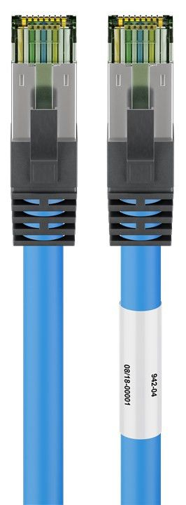 Goobay 45661 câble de réseau Bleu 3 m Cat8.1 S/FTP (S-STP) - Neuf