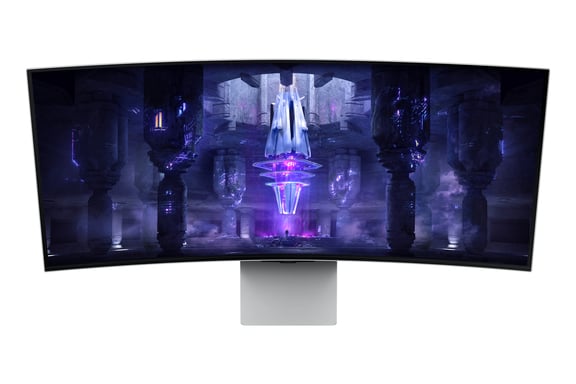 Samsung G85SB écran plat de PC 86,4 cm (34'') 3440 x 1440 pixels UltraWide Quad HD OLED Argent