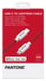 Pantone PT-CTL002-5R1 cable de conector Lightning 1,5 m Rojo, Blanco