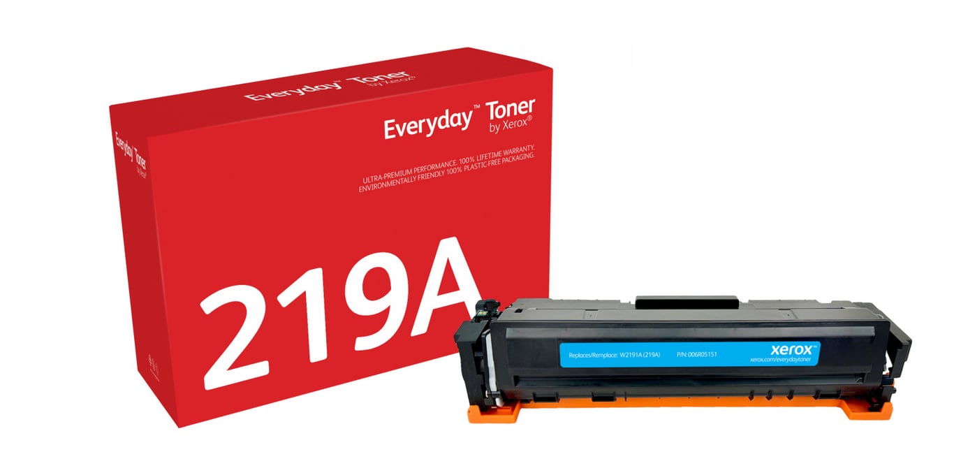 Cartouche de toner Xerox Everyday Cyan compatible HP - vue 2