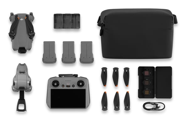 Drone Dji Mini 5 Pro Fly More Combo Gris con radio control