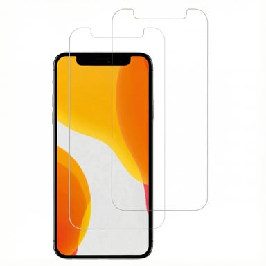 Accezz Protection d'écran en verre trempé 2-pack pour Apple iPhone 12 Mini