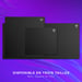 Turtle Beach Sense Core XXL Ultra-Wide Tapis de souris PC Gaming - support en caoutchouc antidérapant, surface en tissu micro tissé équilibré, lisse, durable, rectangle, noir