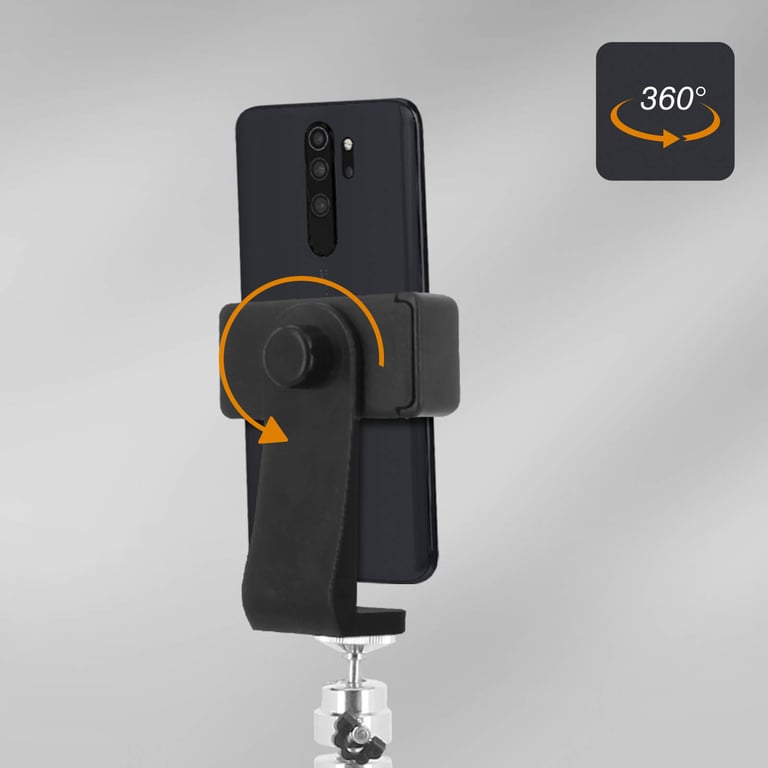 Trépied Bureau Smartphone Rotatif à 360° Pieds Extensibles LinQ Neuf - vue 3