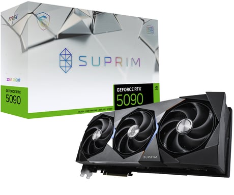 MSI SUPRIM GEFORCE RTX 5090 32G SOC tarjeta gráfica NVIDIA 32 GB GDDR7