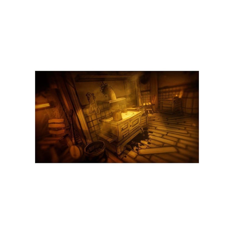 Jeu Nintendo Switch JUST FOR GAMES Bendy Double Pack 2 jeux remasterisés, bande-son incluse, PEGI 16 Noir/Sépia - Neuf