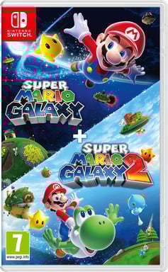 Nintendo Super Mario Galaxy + Super Mario Galaxy 2 Allemand, Néerlandais, Anglais, Espagnol, Français, Italien, Japonais, Coréen, Portugais Nintendo Switch