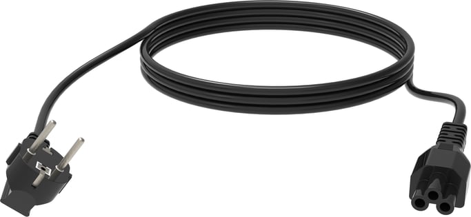 Vision TC 3MEUCVLF/BL cable de transmisión Negro 3 m CEE7/7 IEC C5