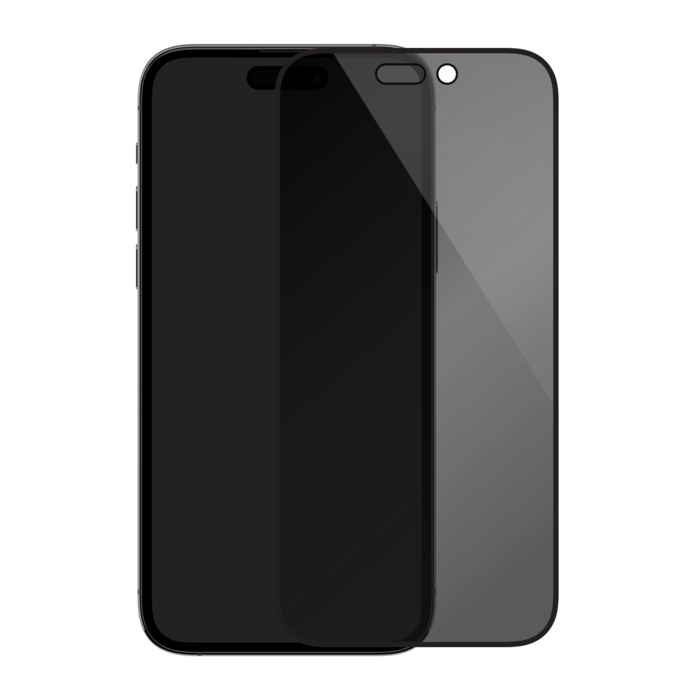 Apple iPhone 15 Pro Max 6.7 vitre protection écran noir - Xeptio