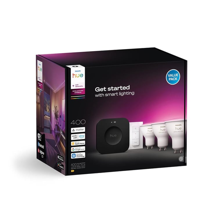 Philips Hue WCA GU10 3KIT sw Pro EU - vue 4