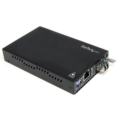 StarTech.com Convertisseur Gigabit Ethernet fibre optique multimode LC 1000 Mb/s - 550 m - Neuf