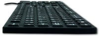 MCL ACK-729/N teclado Universal USB + PS/2 AZERTY Francés Negro