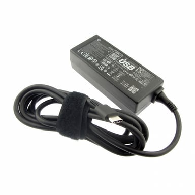 45W original USB-C charger (power supply) L43407-001, USB-C plug
