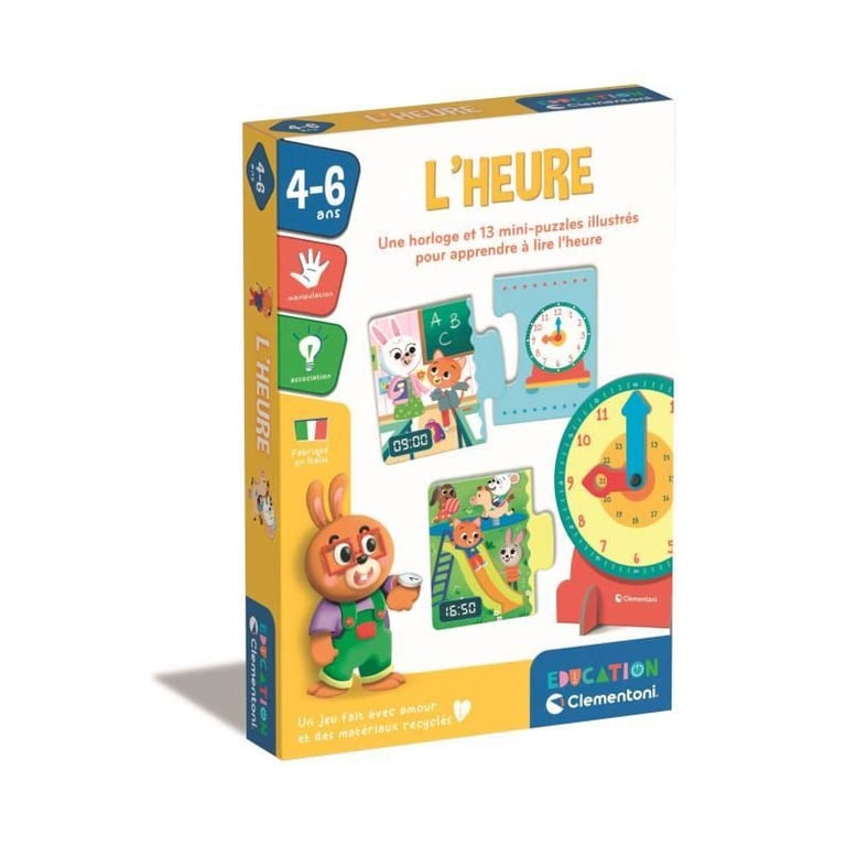 'heure Clementoni Jeux - vue 9