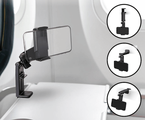 BigBen Connected Soporte de viaje multifunción giratorio 360 Negro