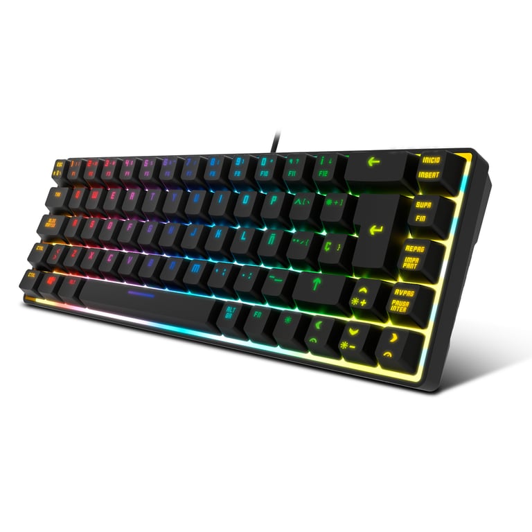Clavier Krom NXKROMKERNELPROSP – Mécanique, RGB, Bluetooth 5.3, QWERTY - vue 2