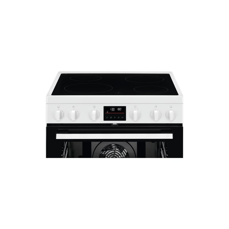 Cuisinière Electrolux LKR64890BW – Vitrocéramique, 73L, 4 Foyers - vue 4