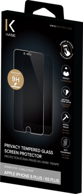 Protettore dello schermo in vetro temperato privato per Apple iPhone 6 Plus/6s Plus