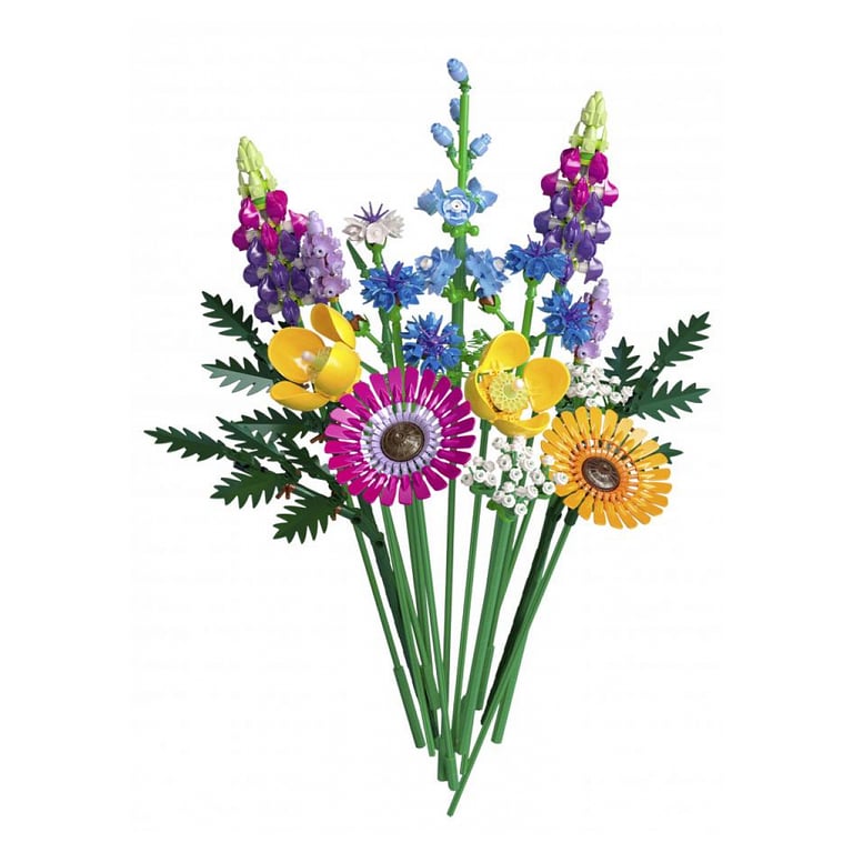 Set LEGO Icons Ramo de Flores Silvestres - Créez votre bouquet personnalisé - Neuf