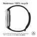 imoshion Bracelet sport en silicone pour Xiaomi Smart Band 8 / 9 - Noir